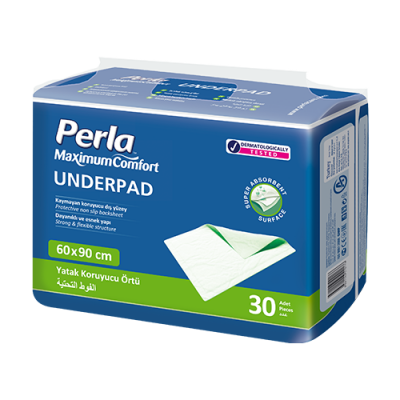 High Quality Nonwoven PERLA Underpad 60x90 cm - 30 pcs